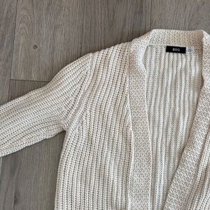 BDG Textured Knit Cardigan in Cream from Urban Outfitters